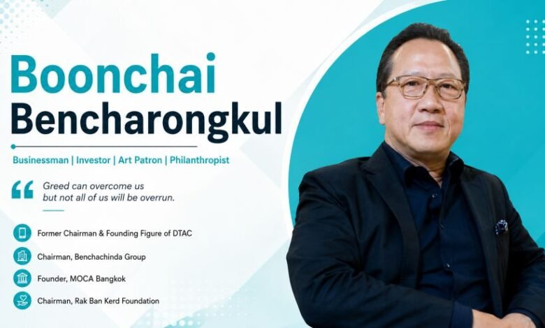Boonchai Bencharongkul Thai businessman and MOCA Bangkok founder